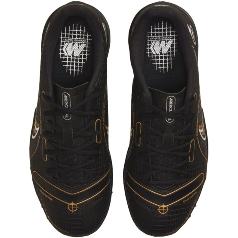 Buty piłkarskie Nike Mercurial Vapor 14 Academy Tf Jr DJ2863 007 czarne czarne 1