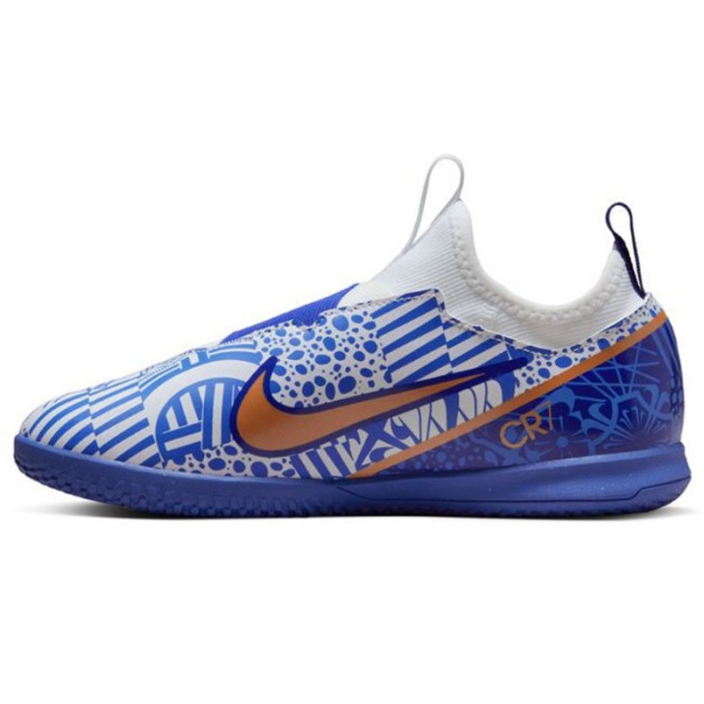 Buty piłkarskie Nike Zoom Mercurial Vapor 15 Academy CR7 Ic Jr DV8189 182 niebieskie niebieskie 1