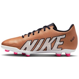 Buty piłkarskie Nike Mercurial Vapor 15 Club Qatar FG/MG Jr DR6048 810 brązowe złoty 1