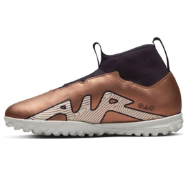 Buty piłkarskie Nike Zoom Mercurial Superfly 9 Academy Qatar Tf Jr DR6053 810 złoty,brązowy złoty 1