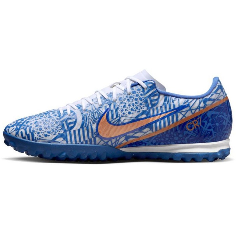 Buty piłkarskie Nike Zoom Mercurial Vapor 15 Academy CR7 Tf M DQ5319 182 niebieskie niebieskie 1