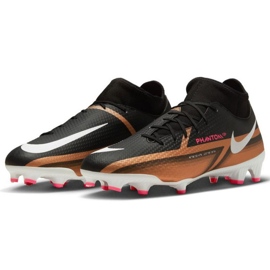 Buty piłkarskie Nike Phantom GT2 Academy Dynamic FG/MG M DR5960 810 brązowy, czarny beże i brązy 3