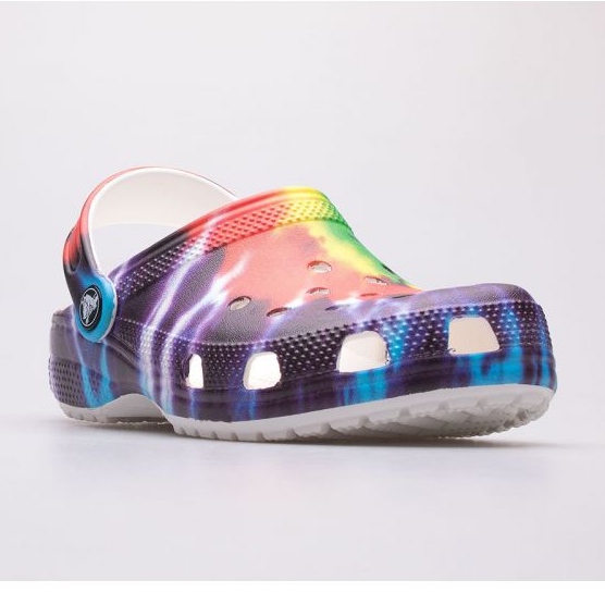 Chodaki Crocs Tie Dye Graphic Jr 206995-90H wielokolorowe 1