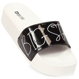 Klapki Big Star  JJ274A276 INT1809B czarne 1