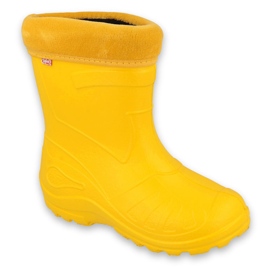 Befado obuwie dziecięce kalosz- żółty 162P107 żółte 1