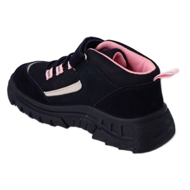 Befado obuwie dziecięce navy/pink 515X001 niebieskie 4
