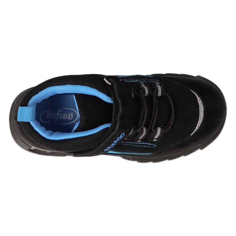 Befado obuwie dziecięce black/turquise 515X002 czarne 1