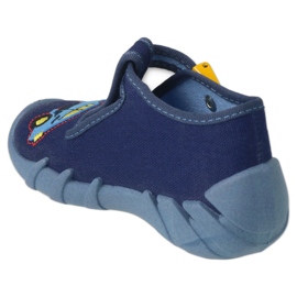 Befado obuwie dziecięce 110P446 niebieskie 4