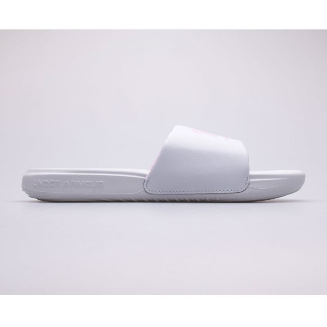 Klapki Under Armour Ansa Fixed Slides W 3023772-102 białe 1