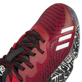 Buty do koszykówki adidas D.O.N.Issue 4 IF2162 czerwone bordowy 5