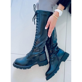 BM Kozaki oficerki Anneli Black czarne 1