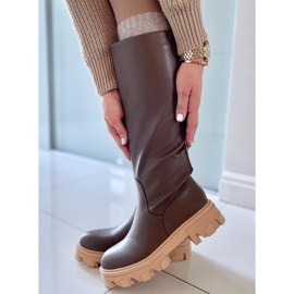 BM Oficerki na grubej podeszwie Hewes Army Green zielone 2