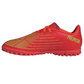 Buty piłkarskie adidas Predator Edge.4 Tf Jr GV8495 czerwone pomarańcze i czerwienie 1