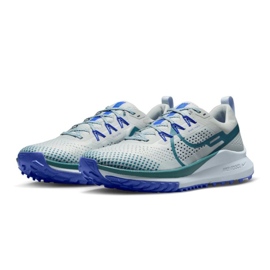 Buty do biegania Nike React Pegasus Trail 4 M DJ6158-005 szare zielone 2