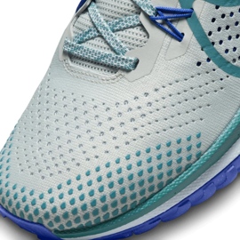Buty do biegania Nike React Pegasus Trail 4 M DJ6158-005 szare zielone 5