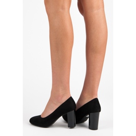 Seastar Czółenka Z Lakierowanym Słupkiem czarne 2