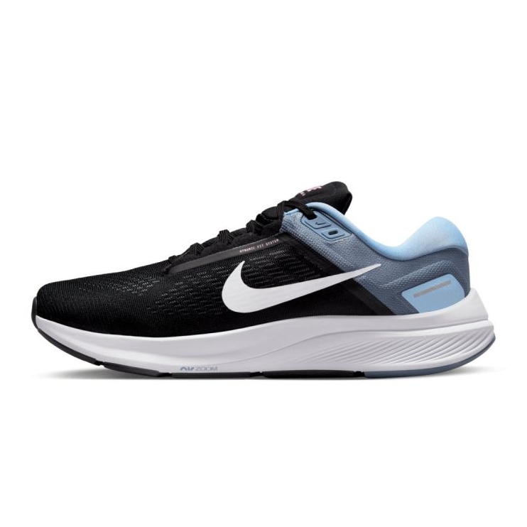 Buty do biegania Nike Structure 24 M DA8535-008 czarne niebieskie 1