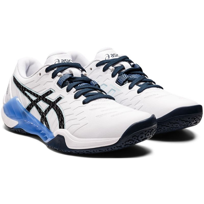 Buty do piłki ręcznej Asics Blast Ff 2 W 1072A046 103 białe białe 1