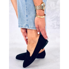 BM Mokasyny zamszowe klasyczne Class Black czarne 1