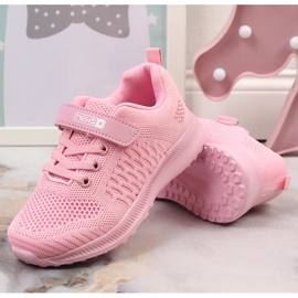 Lekkie buty sportowe dziewczęce różowe NEWS 5