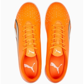 Buty piłkarskie Puma Ultra Play Tt M 107226 01 pomarańczowe pomarańcze i czerwienie 1