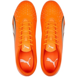 Buty piłkarskie Puma Ultra Play FG/AG M 107224 01 pomarańczowe pomarańcze i czerwienie 2