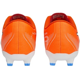 Buty piłkarskie Puma Ultra Play FG/AG Jr 107233 01 pomarańczowe pomarańcze i czerwienie 3