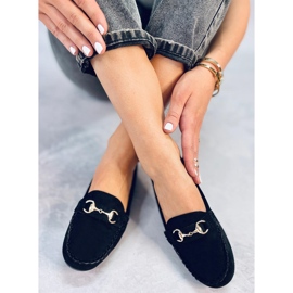 BM Mokasyny damskie Hesso Black czarne 1