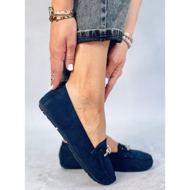 BM Mokasyny damskie Lyset Azul granatowe 1