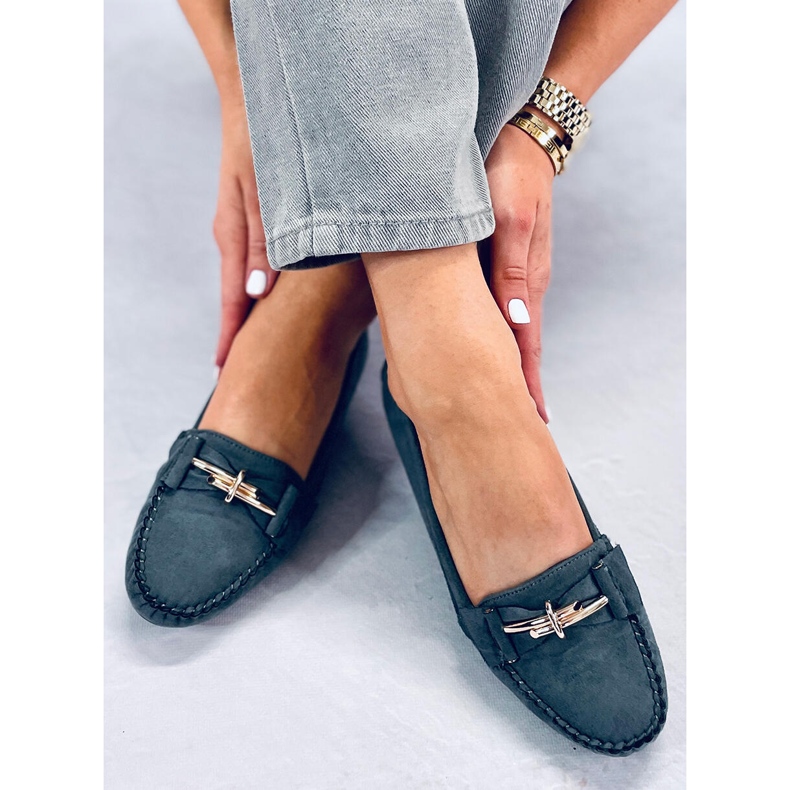 Mokasyny damskie Lyset Gris szare 1