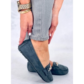 Mokasyny damskie Lyset Gris szare 2