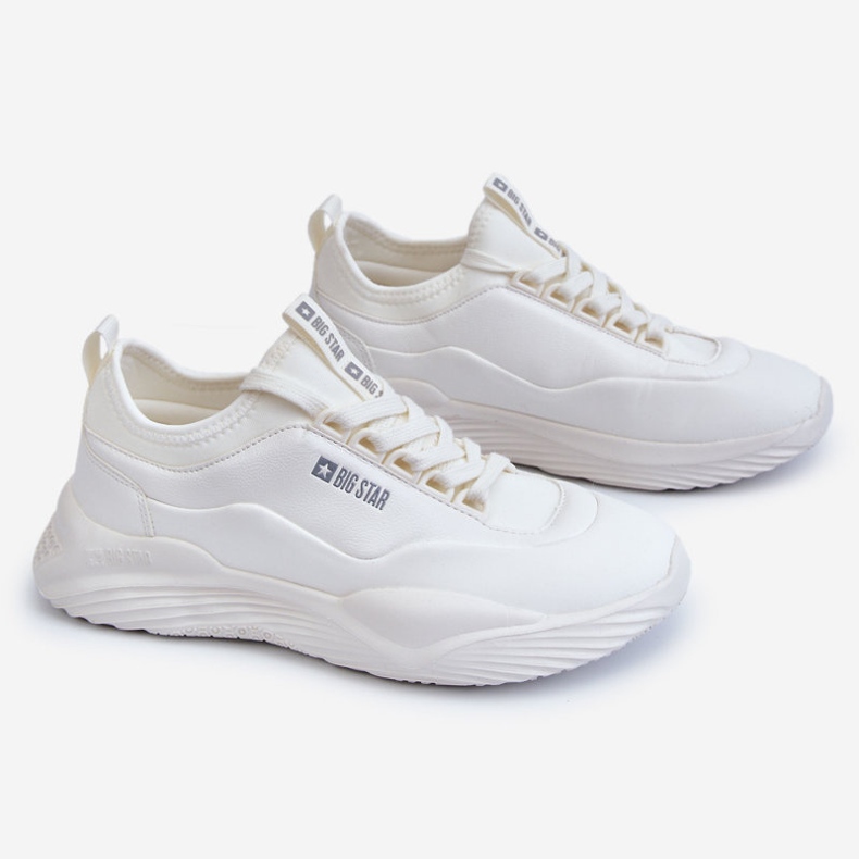 Damskie Sneakersy Memory Foam System Big Star LL274417 Białe 1