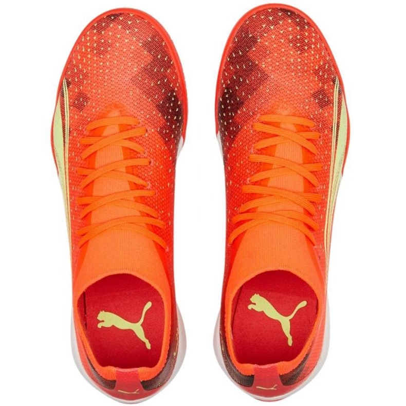 Buty piłkarskie Puma Ultra Match It M 106904 03 pomarańczowe 2