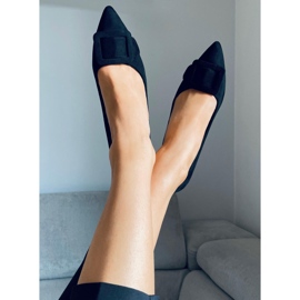 Czółenka na szpilce Fiona Black czarne 1