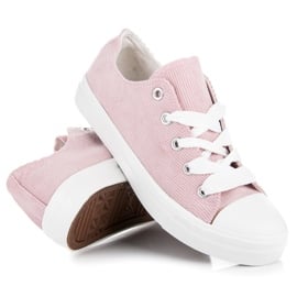 Ideal Shoes Trampki różowe 2