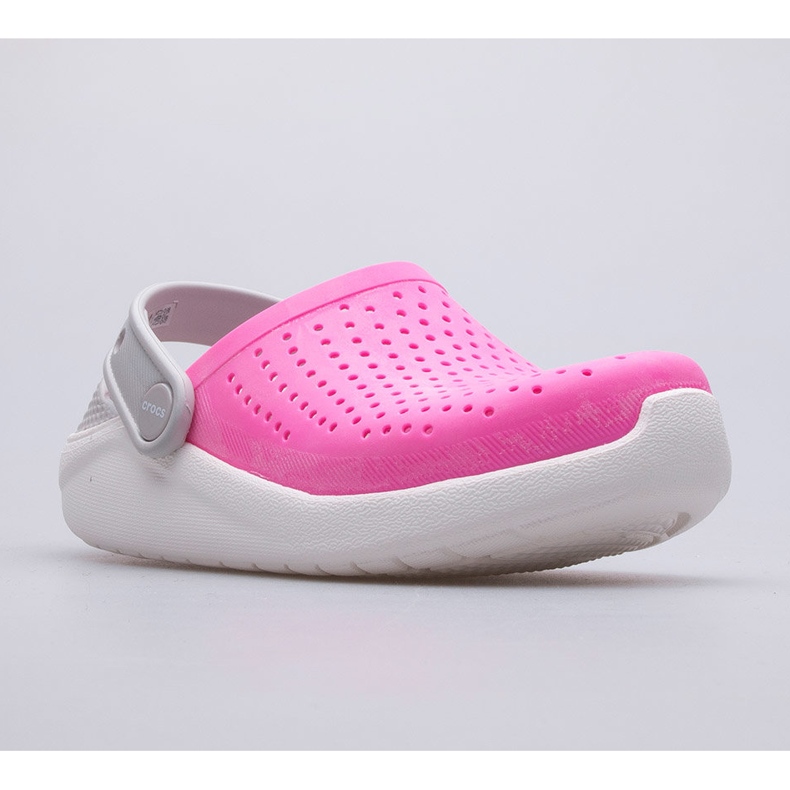 Chodaki CROCS Literide Clog Kids 205964-6QR różowe 1
