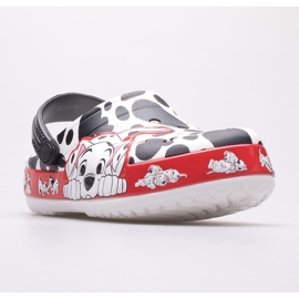 Chodaki dziecięce CROCS 101 Dalmatians Kids Clog 207483-100 białe czarne 1