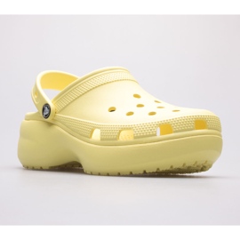 Chodaki damskie Crocs Classic Platform Clog 206750-7HD żółte 1