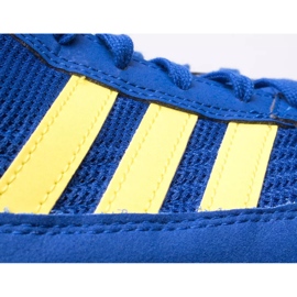 Buty zapaśnicze adidas hvc FV2473 niebieskie 3