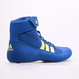 Buty zapaśnicze adidas hvc FV2473 niebieskie 4