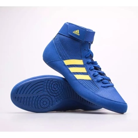 Buty zapaśnicze adidas hvc FV2473 niebieskie 8