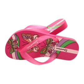 Klapki Motyle Dziecięce Ipanema 83348 AI747 Gliter Pink różowe 5
