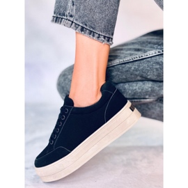 BM Trampki na platformie Rhonda Black czarne 2