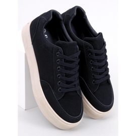 BM Trampki na platformie Rhonda Black czarne 1