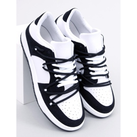 BM Sneakersy pandy Hart WHITE/BLACK białe czarne 2