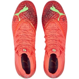 Buty piłkarskie Puma Future 1.4 Fg Ag M 106989 03 pomarańczowe pomarańcze i czerwienie 1
