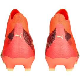 Buty piłkarskie Puma Ultra Match+ Ll FG/AG M 107032 03 pomarańczowe pomarańcze i czerwienie 3