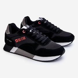 Męskie Buty Sportowe Memory Foam System Big Star LL174158 Czarne 1