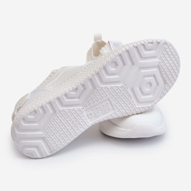 Damskie Wygodne Sneakersy Memory Foam System Big Star LL274415 Białe 2