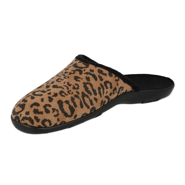 Befado kolorowe obuwie damskie 235D181 brązowe czarne 1